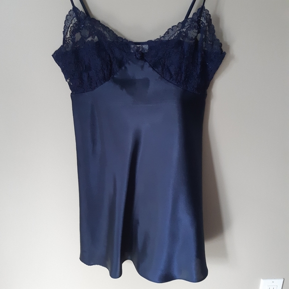 La Senza vintage sleepwear lingerie 2 piece sets. Navy blue. Size Medium… - Picture 2 of 6